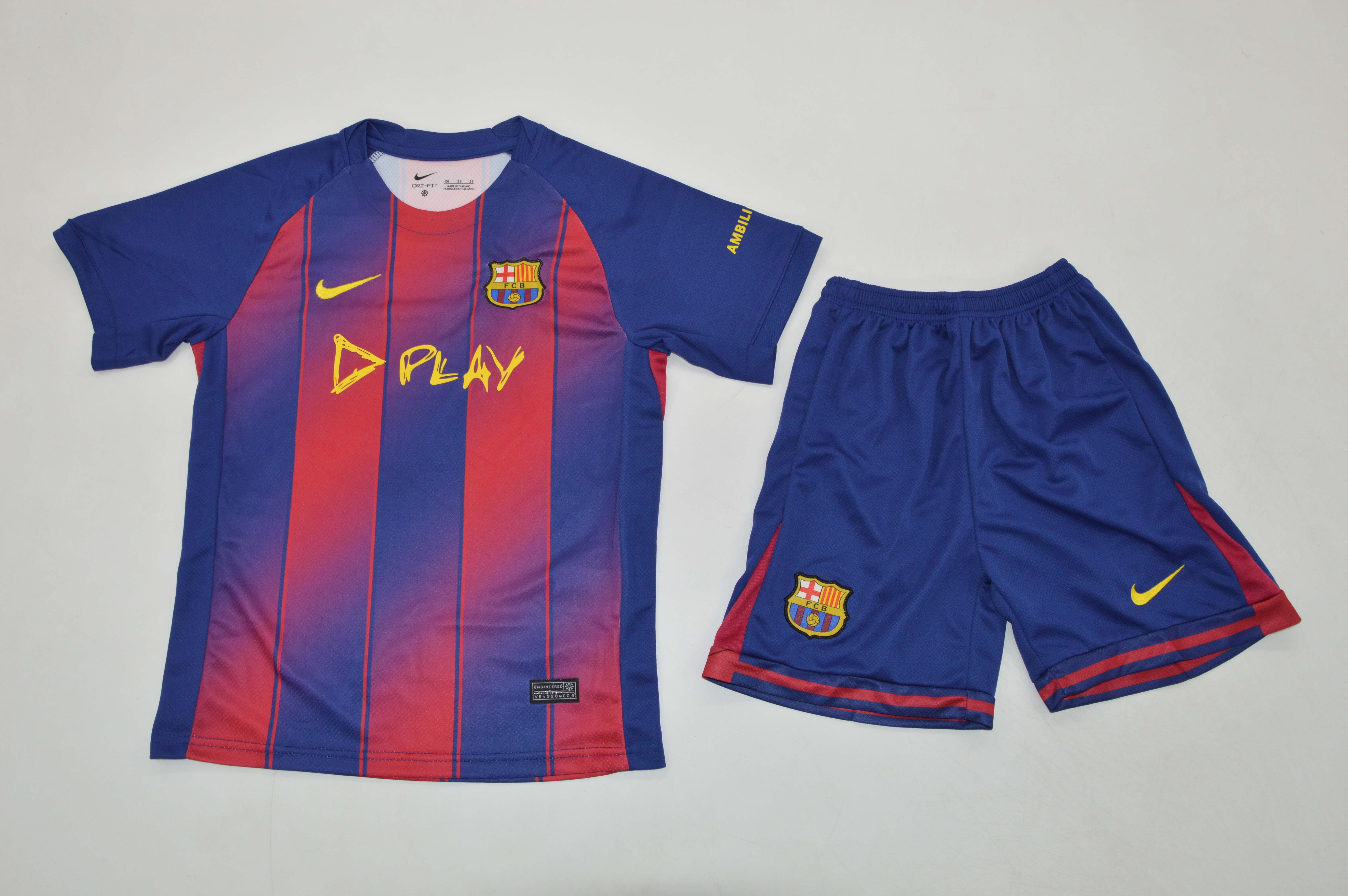 Kids-Barcelona 25/26 Home Special Soccer Jersey